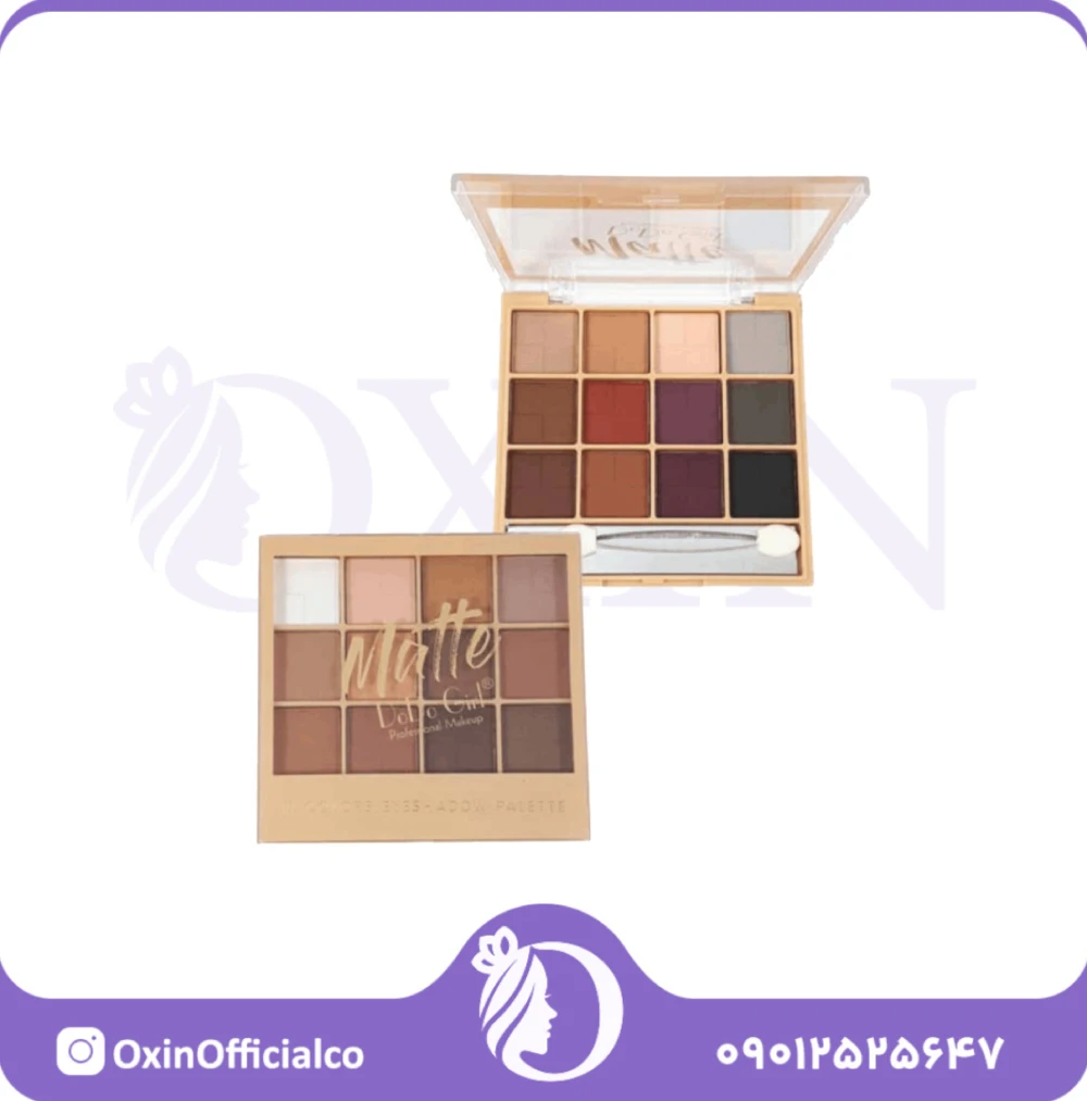 InShot_۲۰۲۵۰۶۰۴_۲۳۴۱۵۹۳۵۶ پالت سایه چشم MATTE DODOGIRL - Image 1