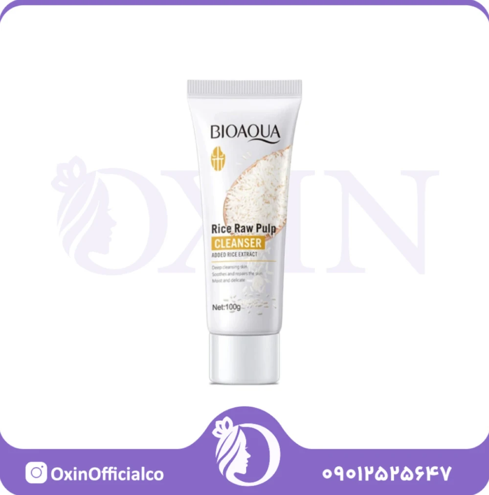 InShot_۲۰۲۵۰۶۰۲_۰۱۱۸۴۰۹۴۱ فوم شست و شو RICE ROW BIOAQUA - Image 1